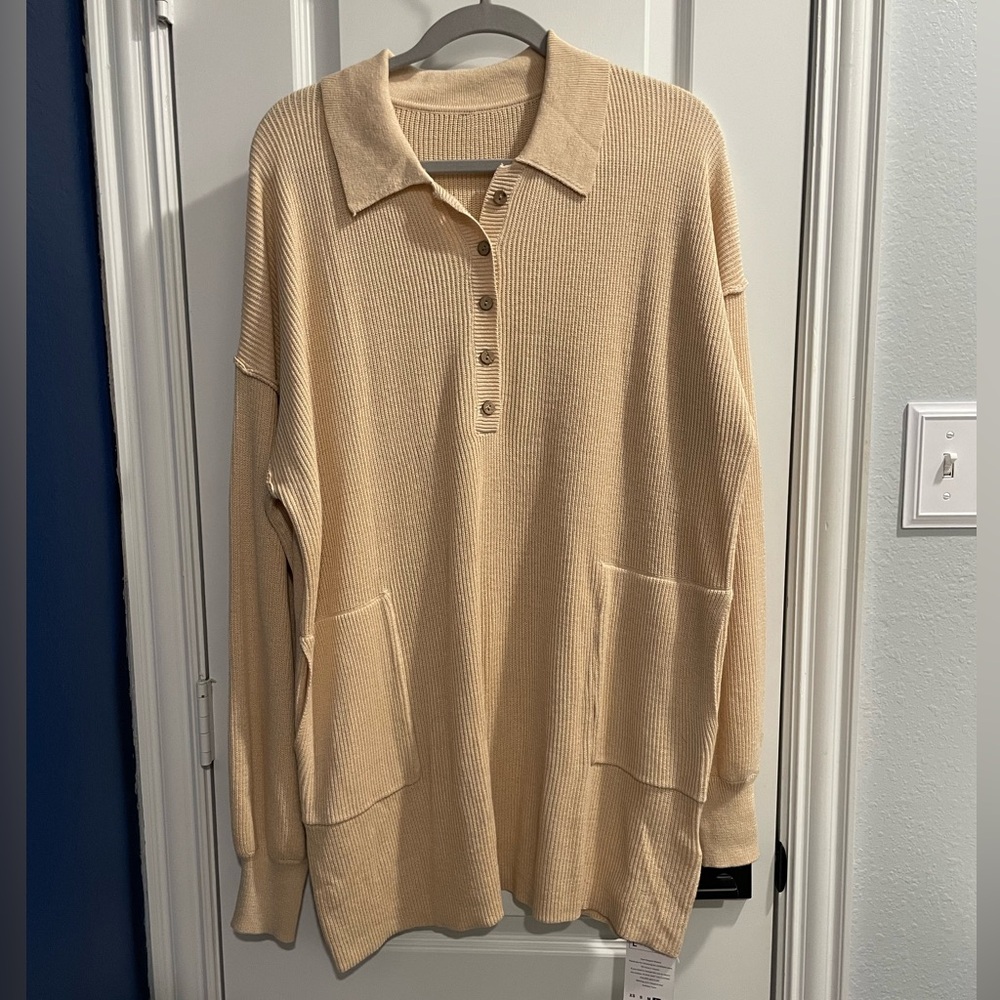 NWT sweater tunic, size L